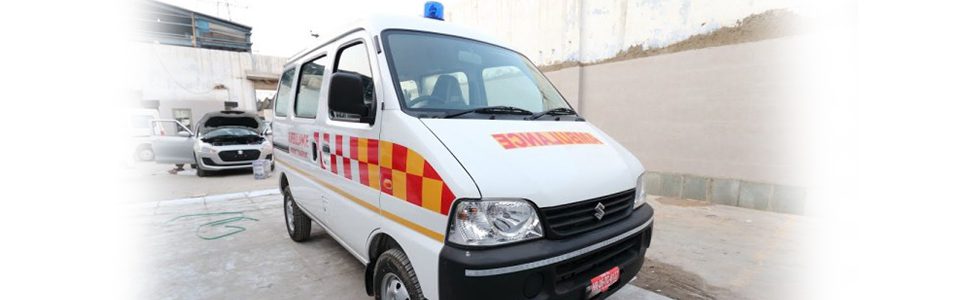 COVID: NRI converts van into ambulance for Covid patients