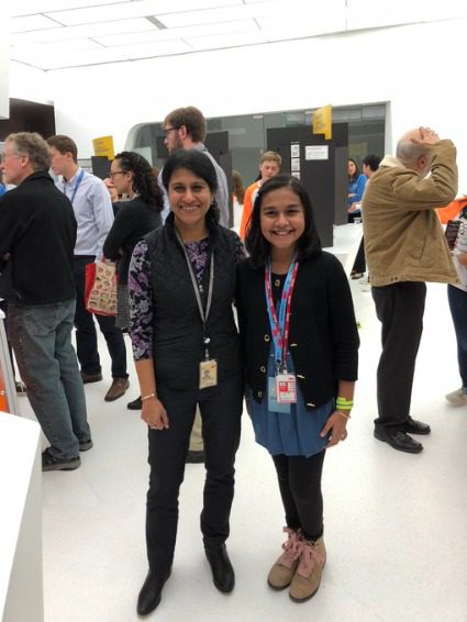 Jayshree Seth with Indian-origin teen innovator Gitanjali Rao
