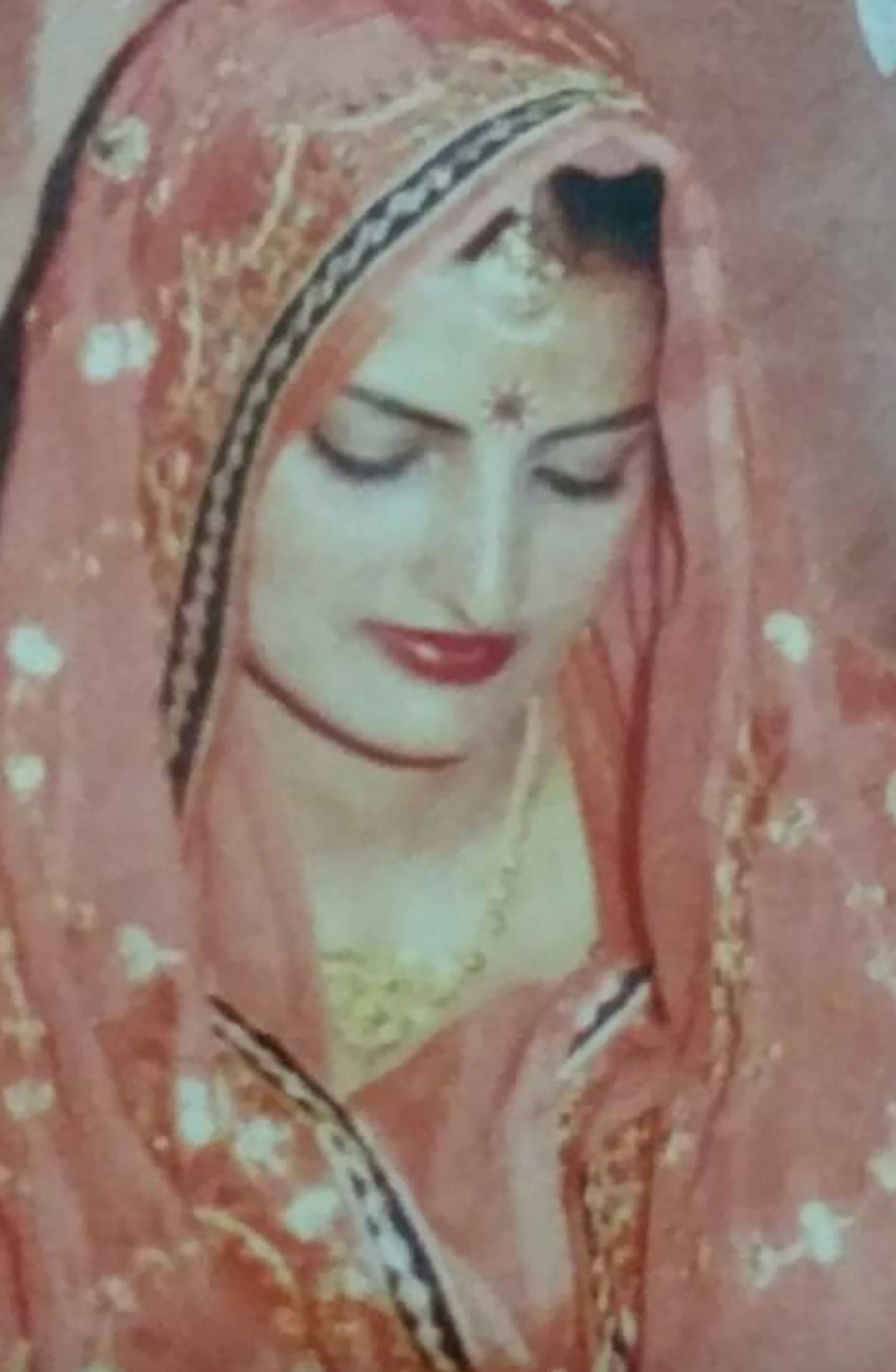 Mandeep Kaur on her wedding day in 1986.