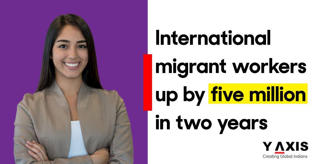 International migrant workers up by five million in two years