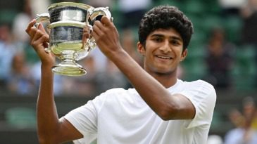 Samir Banerjee won Wimbledon junior grand slam