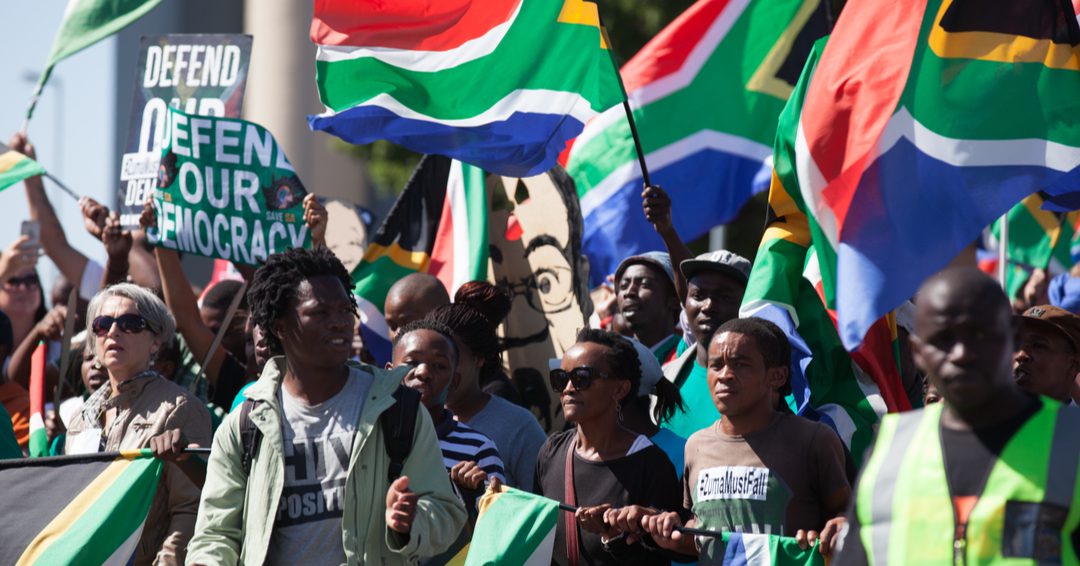 South Africa is going through political unrest