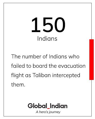 Indians in Kabul were intercepted by the Taliban