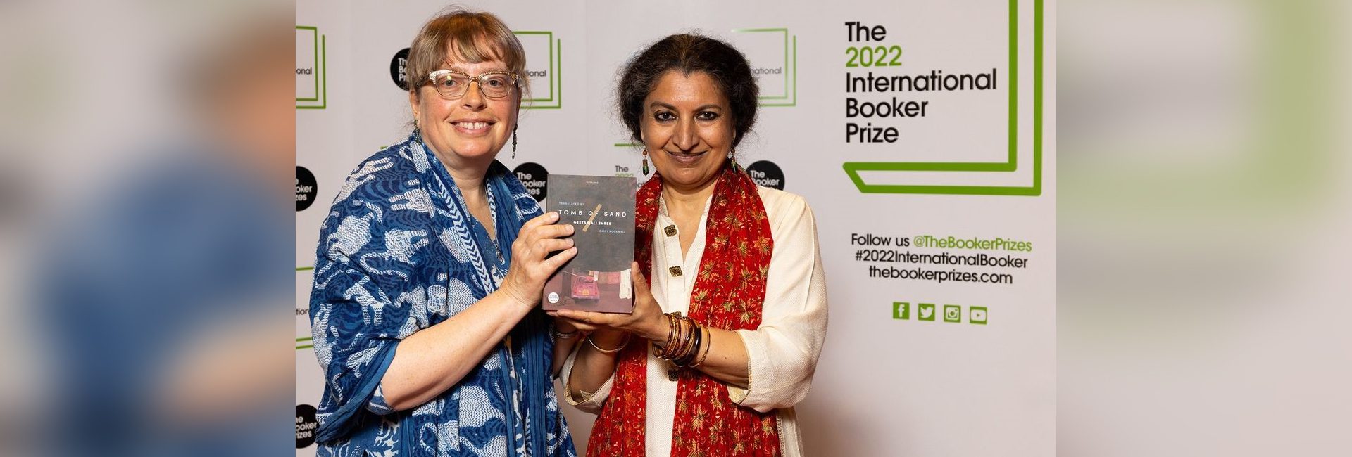 The Booker Prize shared the images of Geetanjali Shree and Daisy Rockwell global indian