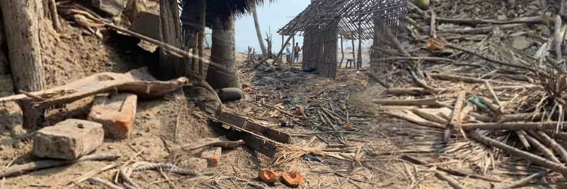 United Nations Climate Change Champion, Licypriya Kangujam, posts an image of Satabhaya, Odisha’s submerged village, caused by rising sea levels.