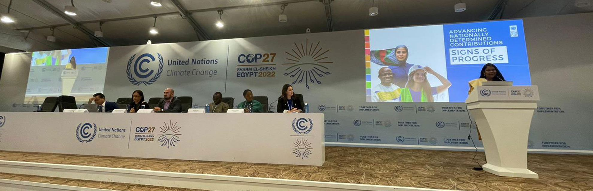 Tribal environment leader, Archana Soreng, spoke at the UNDP Flagship Event on Advancing National Determined Contributions of Countries at COP27. “Climate Adaptation Policies should be intersectional, ensuring young people, indigenous people and local communities are integral to the process,” she said addressing the world leaders.