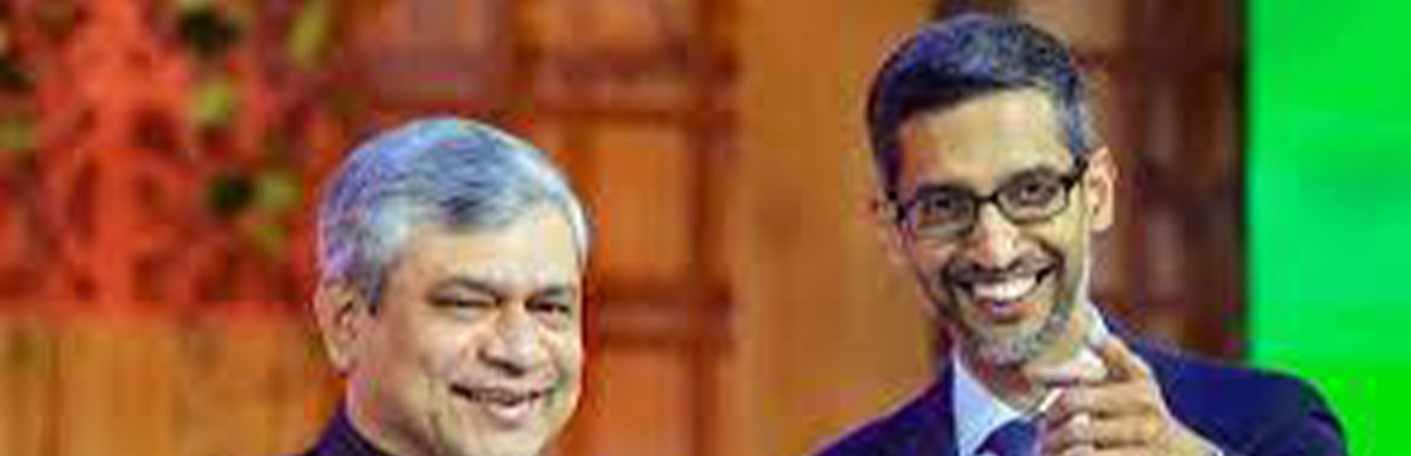 Google CEO Sundar Pichai & IT minister Ashwini Vaishnaw speak on tech stack for Digital India growth scope