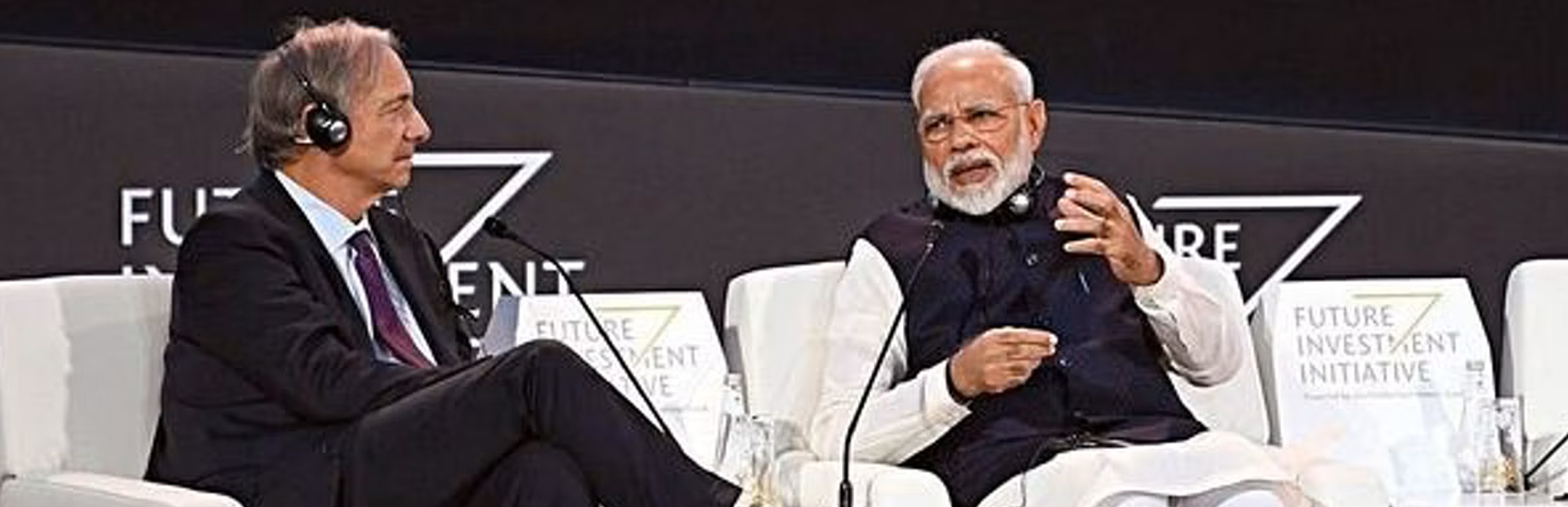 Ray Dalio and PM Narendra Modi Discuss Meditation, the World, and India