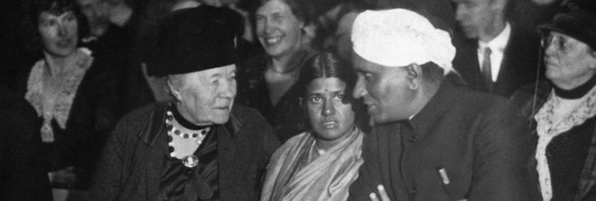 Celebrating his contributions to physics, Nobel Prize committee posted a picture Chandrasekhara Venkata Raman sitting along his wife, Lokasundari Ammal and Selma Lagerlöf (1909 literature laureate). The picture was taken in connection with the Nobel Prize festivities in December 1930.