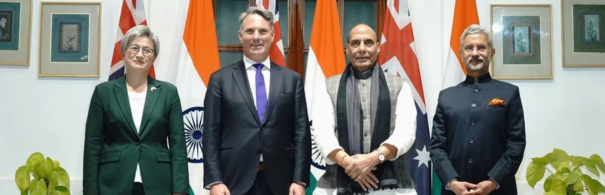 Defence Minister Richard Marles and FM Senator Penny Wong of Australia 