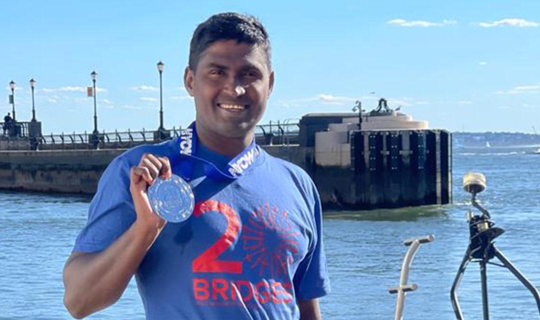 Aqua Man: Ace swimmer and cop M Tulasi Chaitanya loves going against the tide