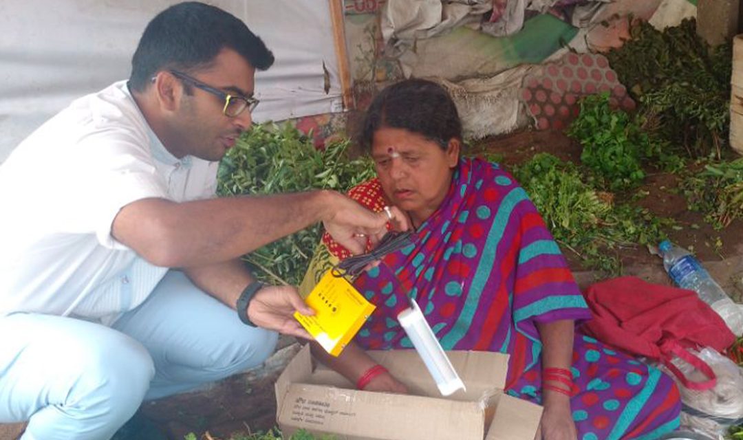Aakarsh Shamanur: Empowering street vendors through solar-powered lighting solutions
