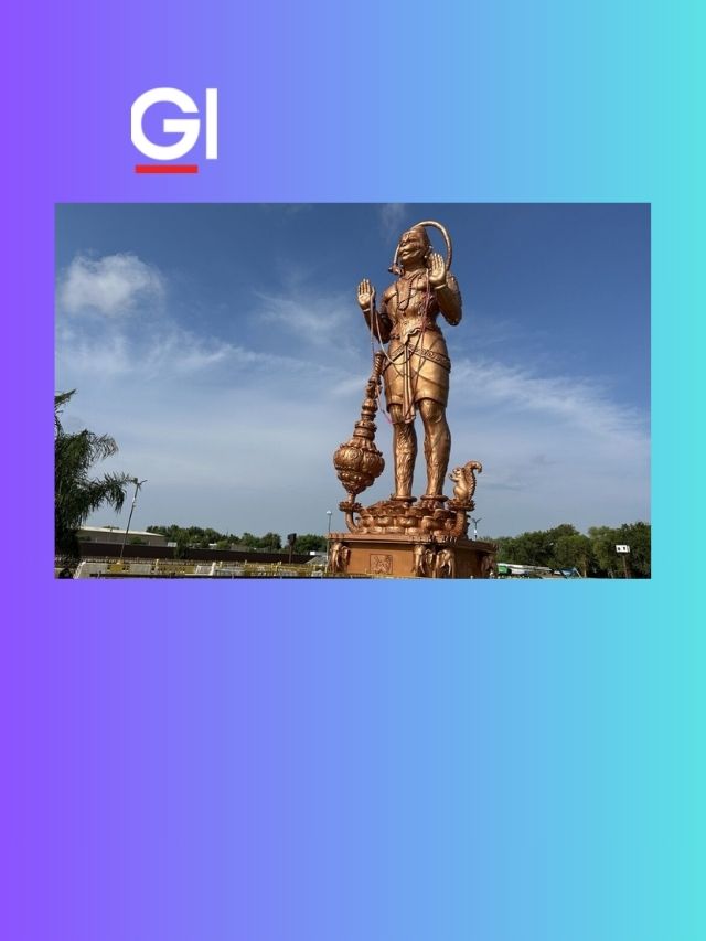 A 90-foot-tall Statue of Lord Hanuman