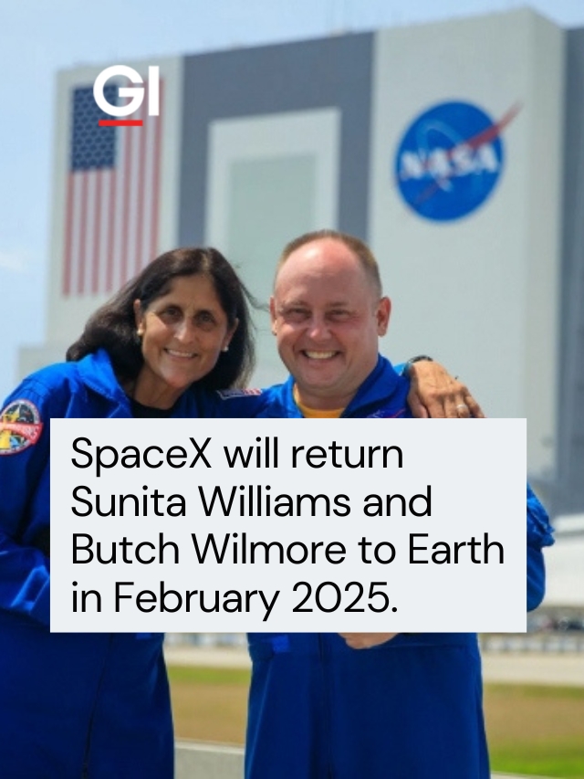 SpaceX will return Sunita Williams and Butch Wilmore to Earth in February 2025