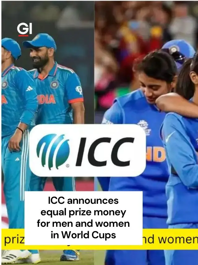 ICC announces equal prize money for men and women in World Cups