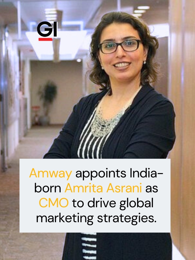 Amway appoints India-born Amrita Asrani as CMO.