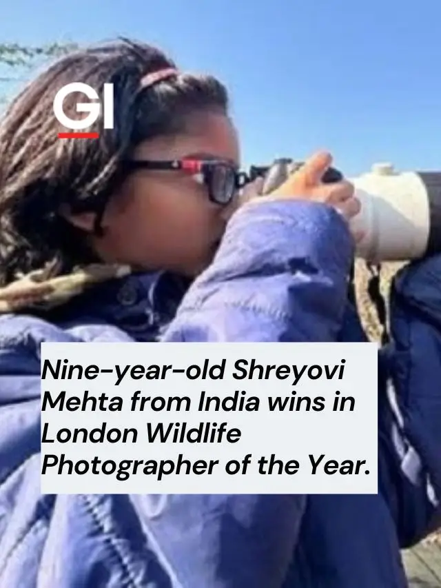 9-year-old Shreyovi Mehta from India is the 2024 Wildlife Photographer runner-up.