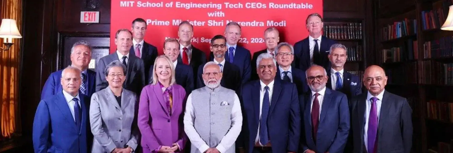 Modi with Tech CEOs