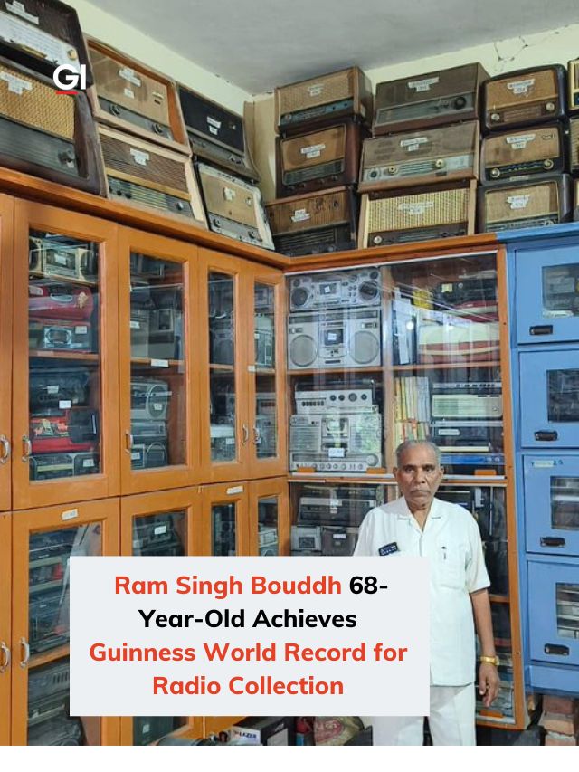 Amroha’s Ram Singh Bouddh sets Guinness World Record for largest radio collection