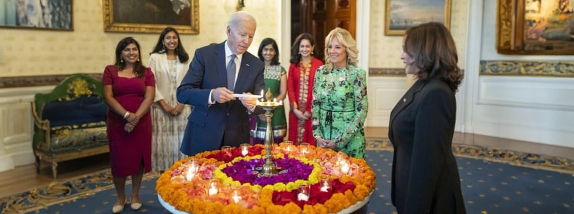 President Joe Biden hosts a Deepavali reception at the White House in 2024