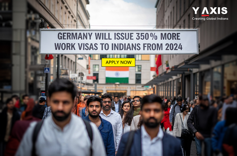 Germany will issue 350 more work visas to Indians from 2024. 756