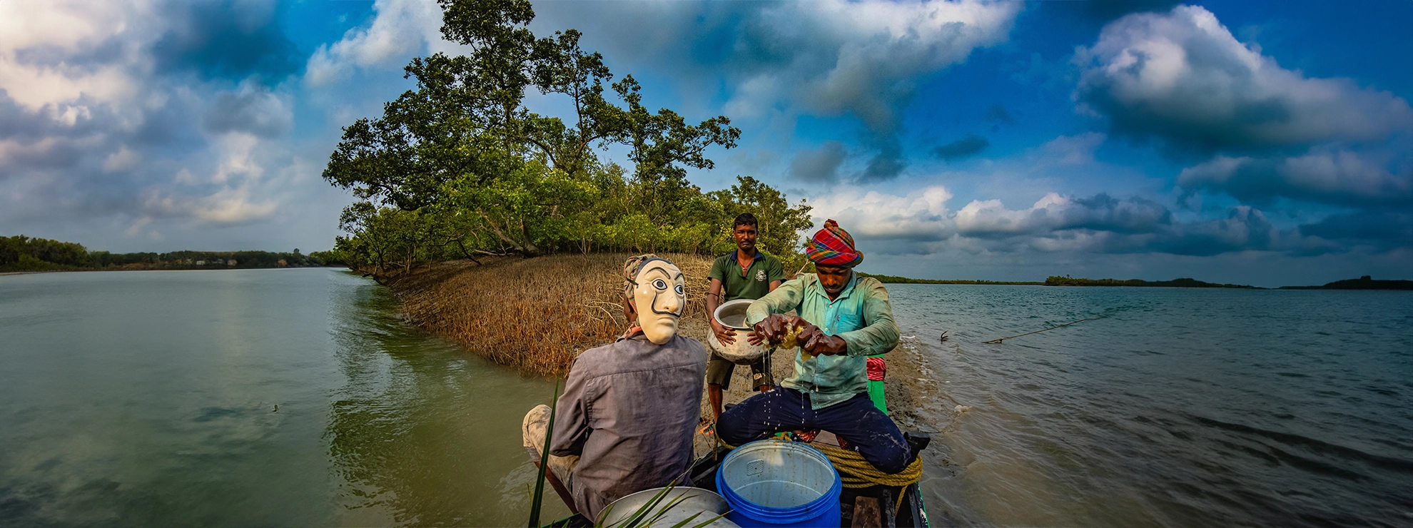 Overall winner Sinking Sundarbans by Supratim Bhattacharjee