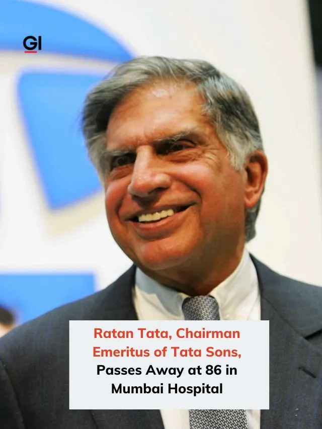 Ratan Tata, Chairman Emeritus of Tata Sons, Passes Away at 86 (1937–2024)