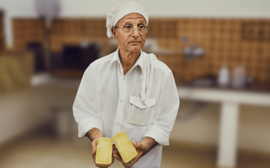 How locally-sourced milk becomes world class cheese in the hands of Luigi Avarelli, the cheese-master in Puttaparthi