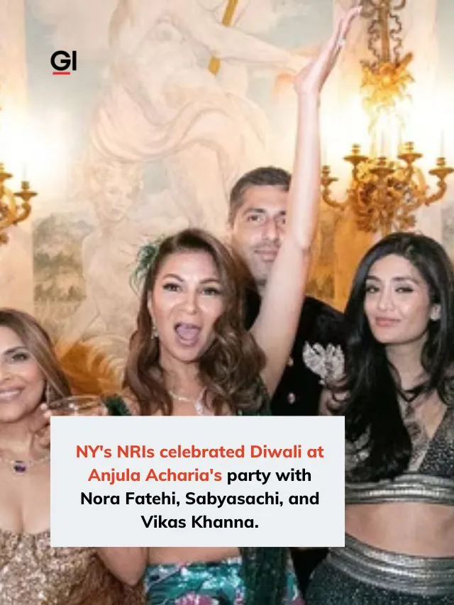 New York’s NRIs celebrated Diwali at Anjula Acharia’s party.