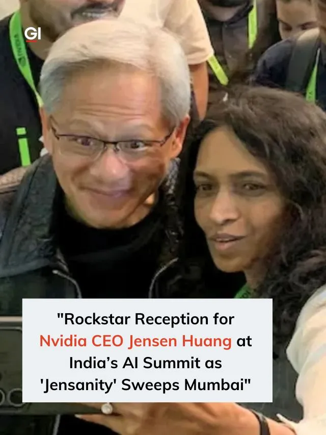 “He’s A Hero”: Nvidia CEO Gets Rock Star Welcome At AI Summit In India