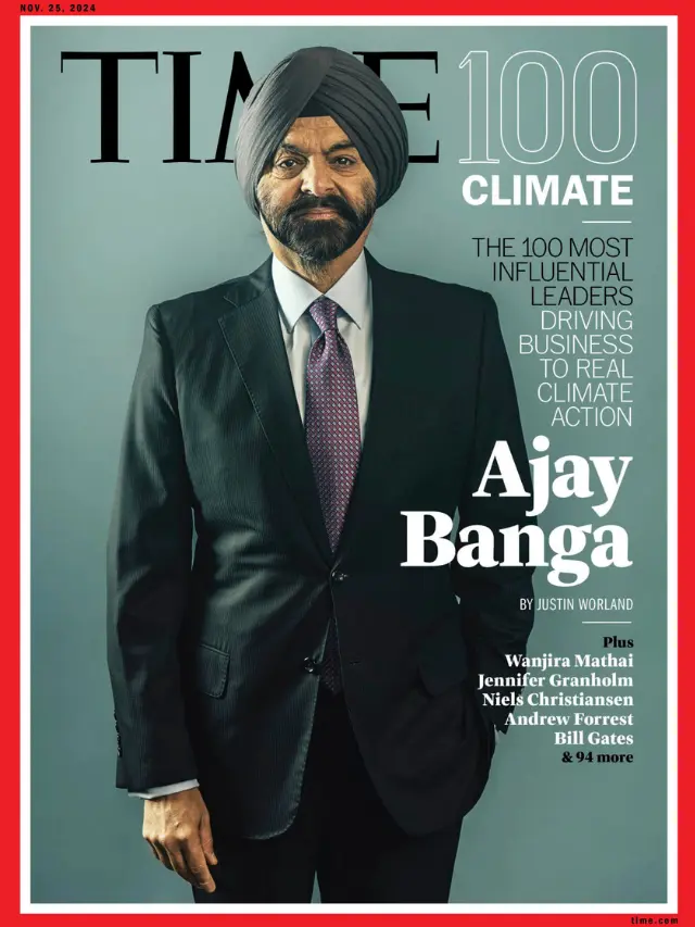 Ajay Banga Leads TIME’s 2024 List of Influential Climate Leaders