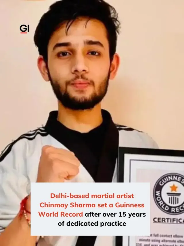 Making India proud’: Delhi martial artist sets Guinness World Record with highest 360 kick.