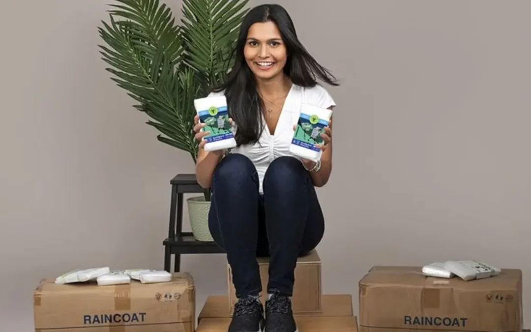 La dolce vita: How Monika Dharia produces eco-friendly ponchos from sugar at GreenGear Supply Co