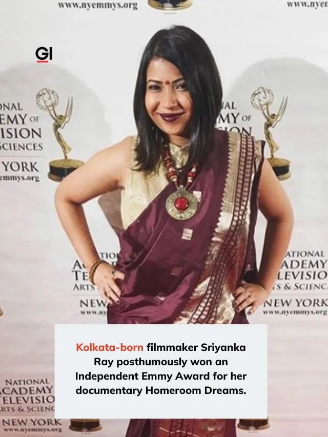 Kolkata filmmaker Sriyanka Ray wins Emmy for ‘Homeroom Dreams’