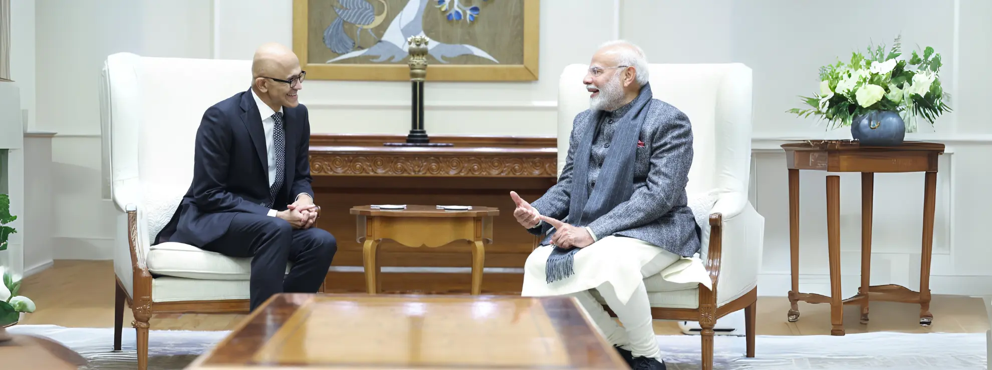 Satya Nadella Meets PM Modi to Drive Tech Innovation and AI