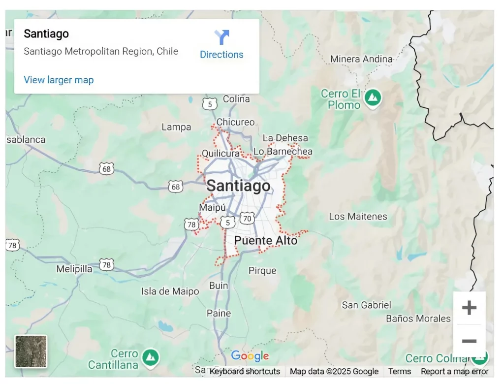 Santiago's Map