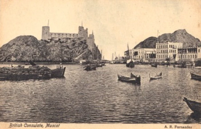 The Muscat Harbour, dating between 1900-1910