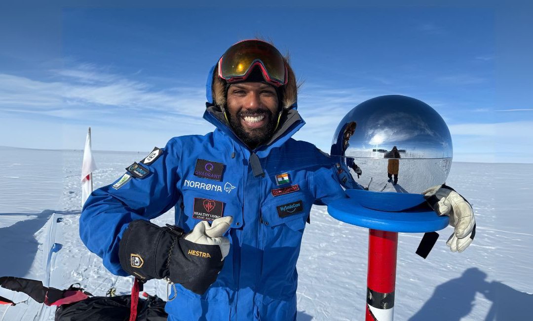 Satish Gogineni creates history as the first Indian to ski solo and unsupported to the South Pole