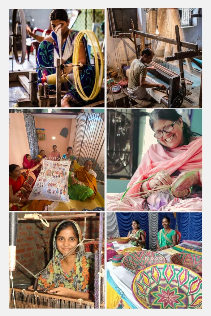 Ridhima Srivastava's Weavehand artisans