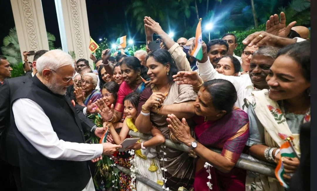A warm diaspora welcome as Sri Lanka confers the Mithra Vibhushana on PM Modi