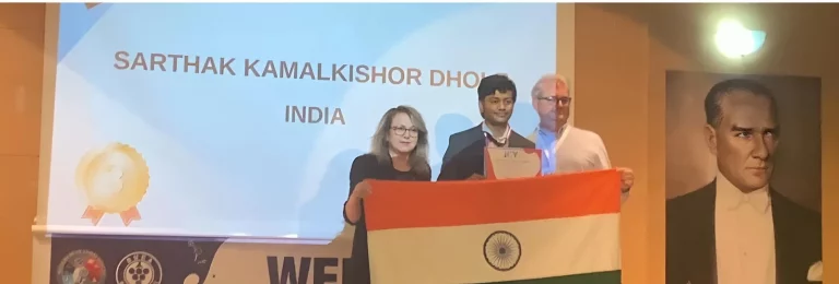 Sarthak Dhole at International Philosophy Olympiad