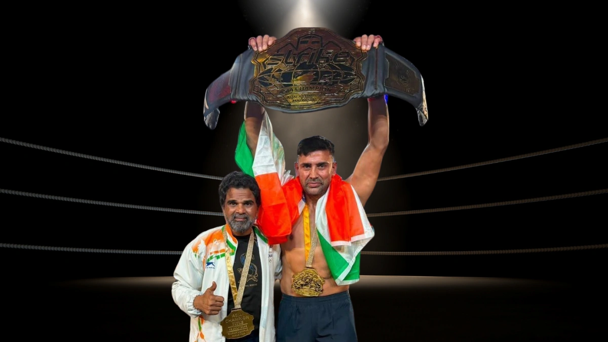 Sangram Singh Becomes First Indian to Win Asian MMA Championship, Defeats Pakistan's Mohammad Abid