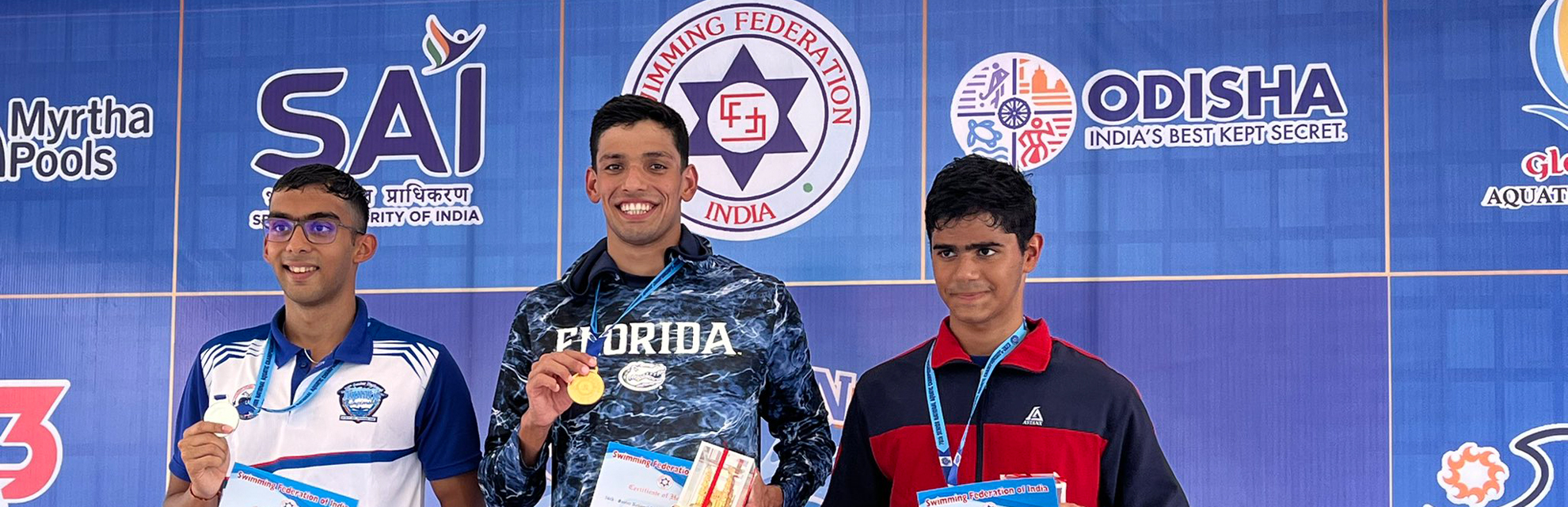 Aryan Nehra recently swam the 400 IM in 4:25.62, breaking the record of 4:30.13 set by Rehan Poncha in 2009. The champion won his forth gold medal at the ongoing swimming meet in Odisha.