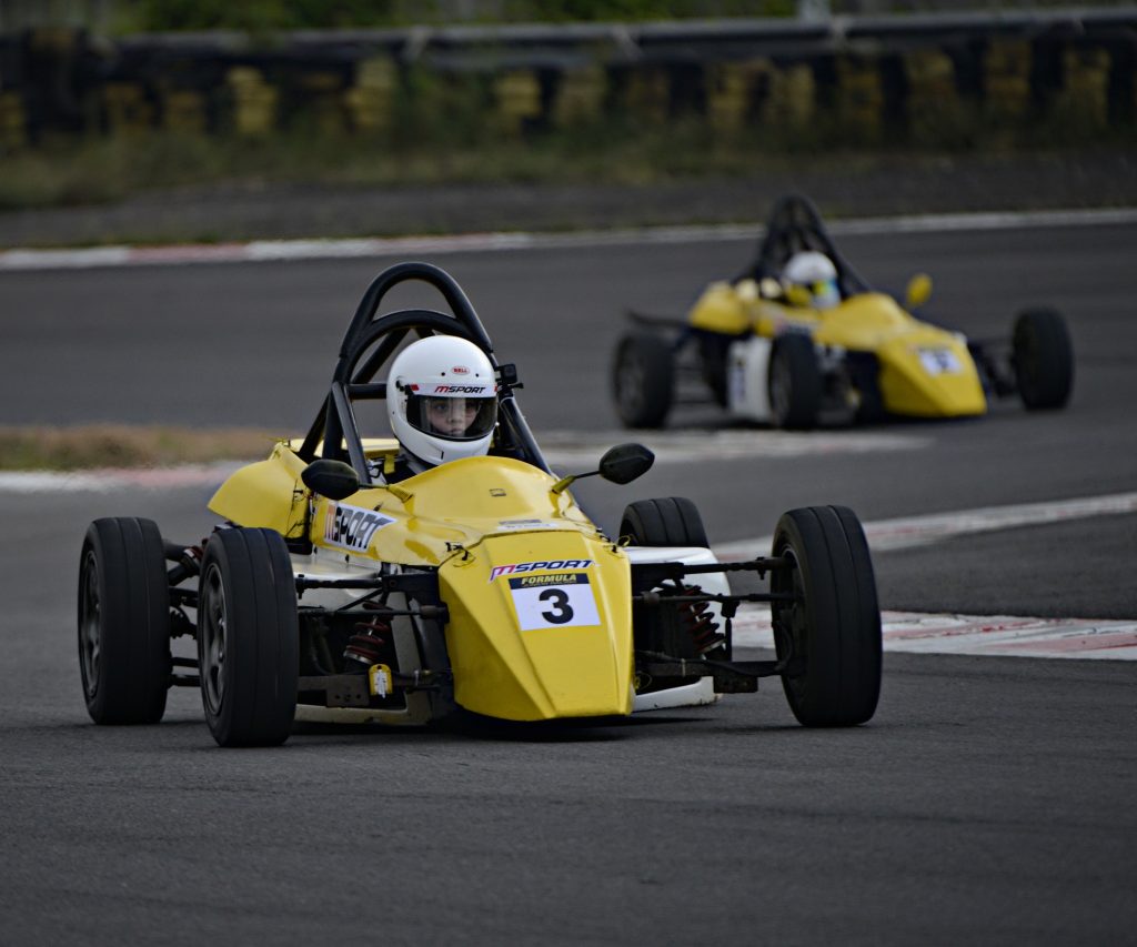 Muskaan Jubbal has clinched the ‘best woman driver’ title in the MRF MMSC Indian National Car Racing Championship held in Chennai recently.