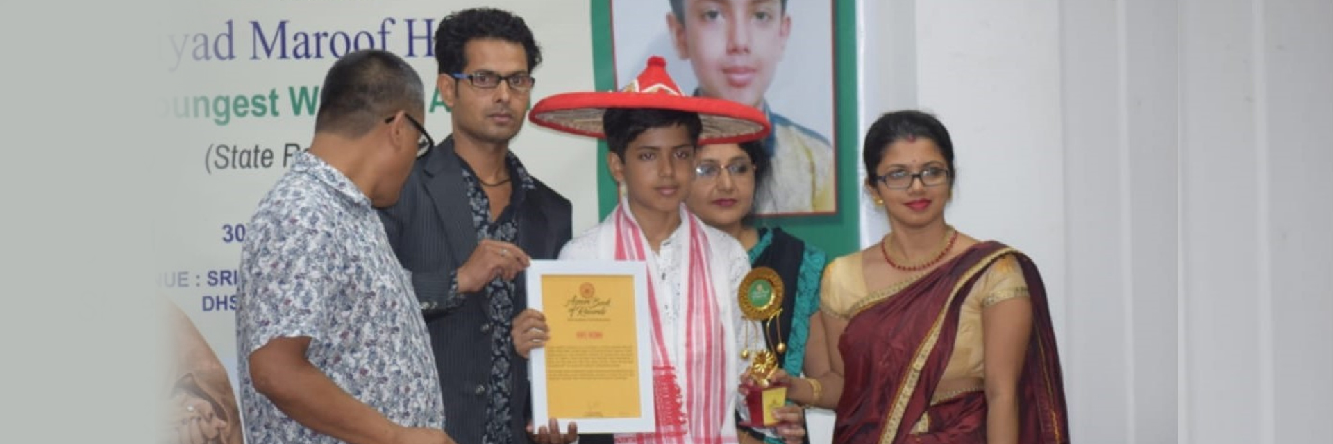 Youngest Writer of Assam awardee Riyad Maroof Hassan connects through storytelling, podcasts & poems