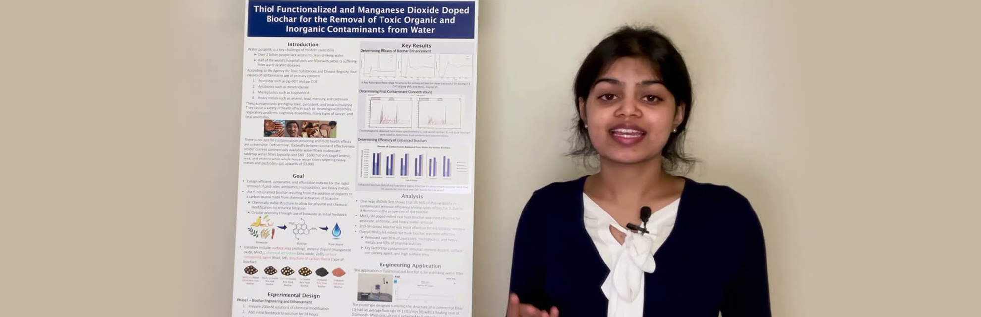 Eshani Jha: Teen using biofiltration to improve access to drinking water