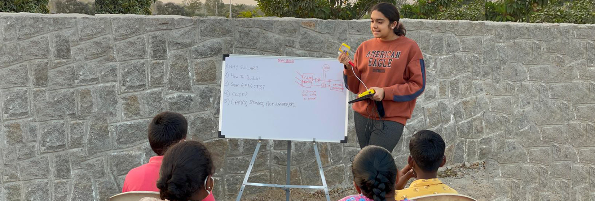 Anvitha Kollipara: Using solar power to light up the lives of underprivileged kids in rural India