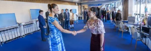 Indian youth | Mannat Kaur with the Princess of Sweden | Global Indian